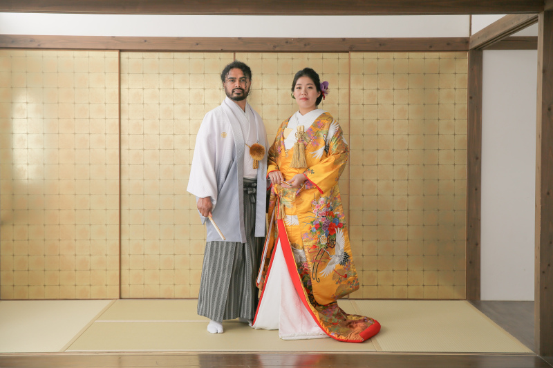 屋内庭園での撮影!