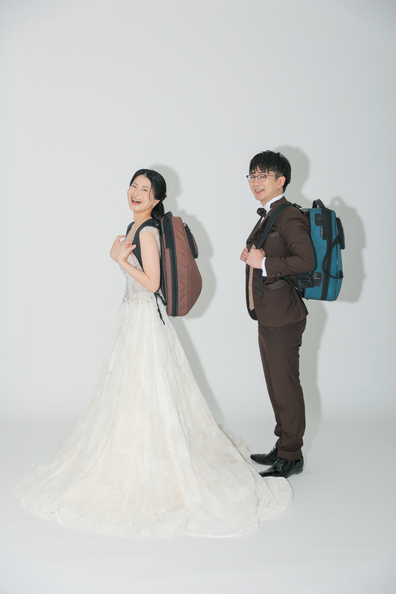 おそろいのリュック