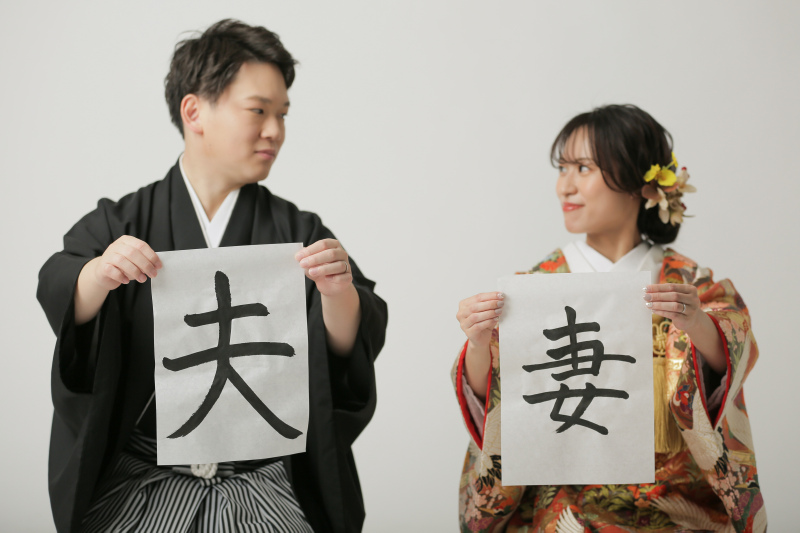 手書きの小物を使って