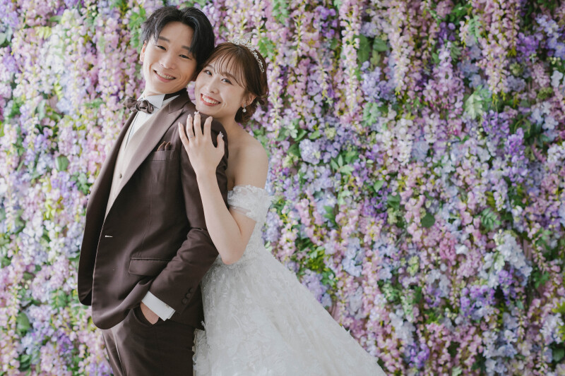 藤の花に囲まれて…♡