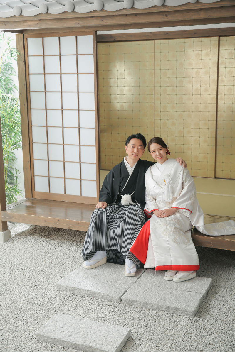 肩組みショット