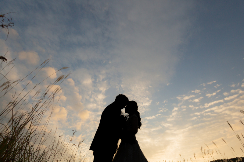 2人だけの空間で撮れる砥峰高原