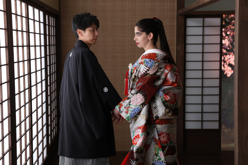 後ろ姿のショット