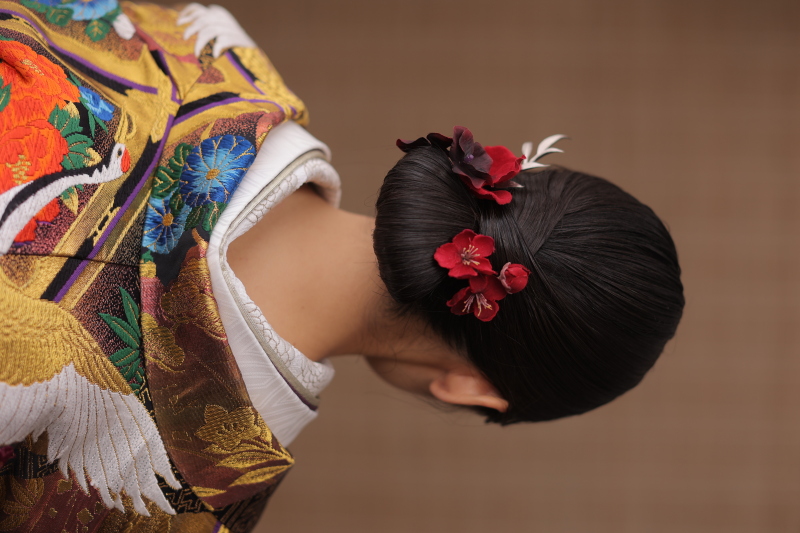 和装のヘアセット!!