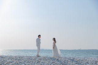 春のマーブルビーチ