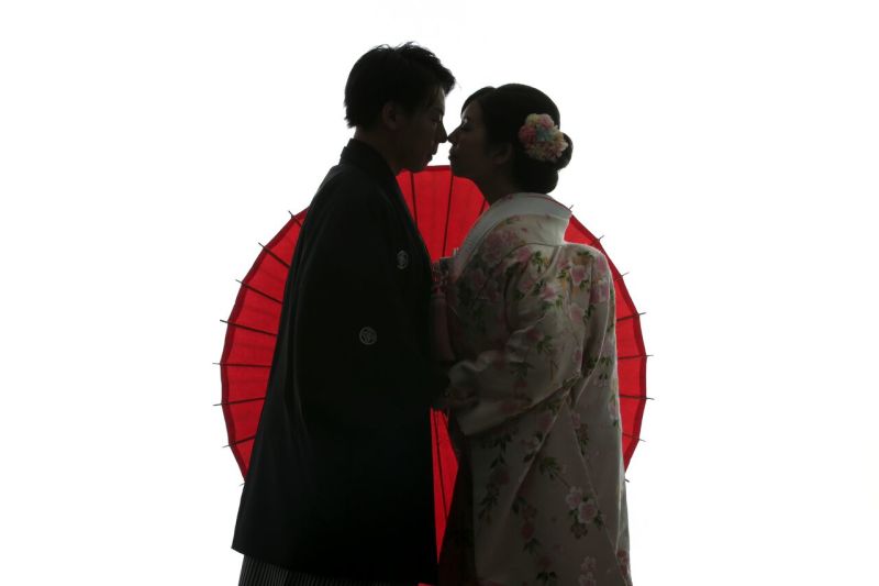 美しい横顔シルエット！