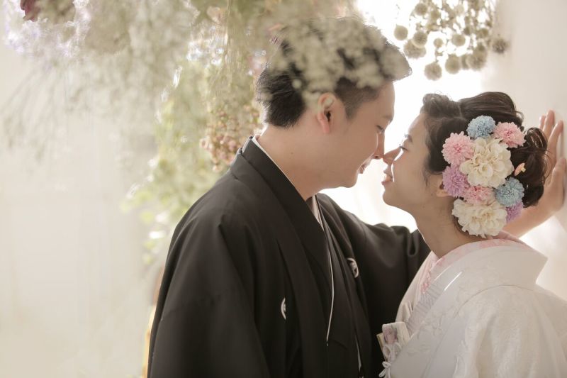 ドライフラワーに囲まれて☆