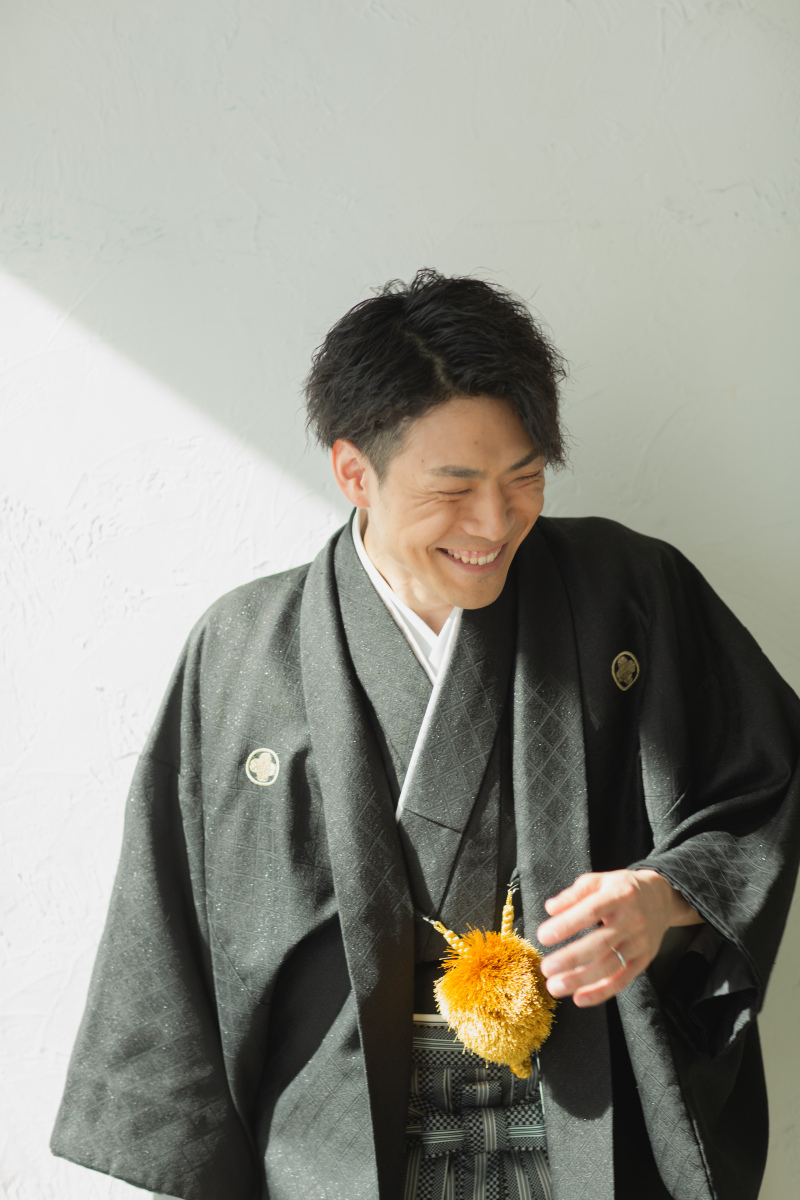 《13:00》新郎様のお支度スタート