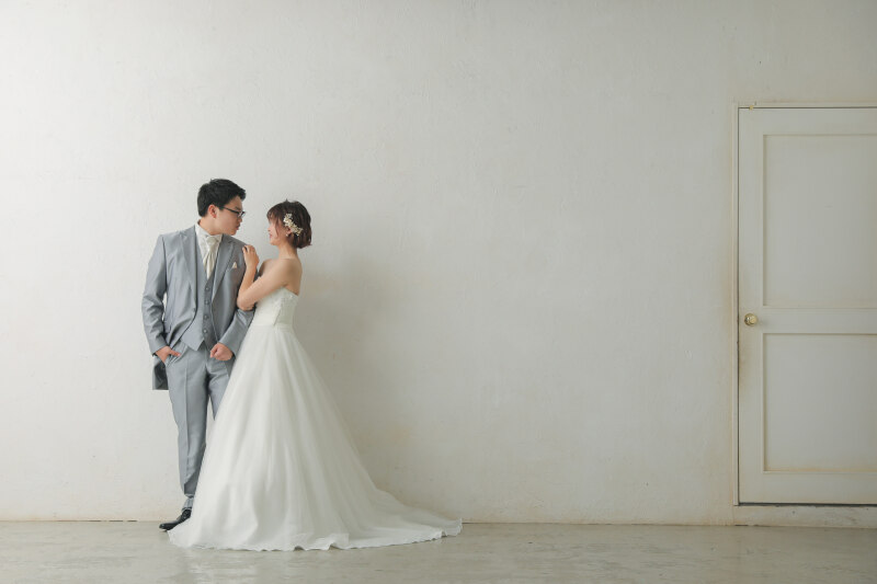 見つめ合うおふたり