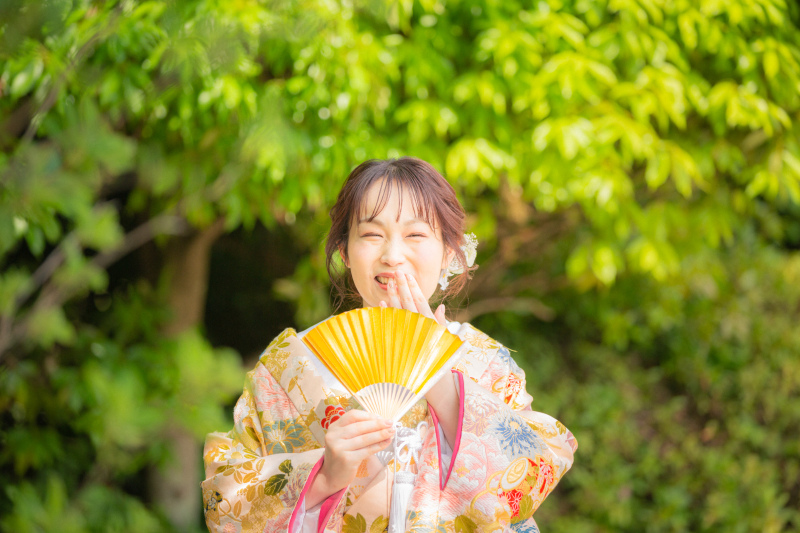 ご新婦様のかわいいお1人ショット