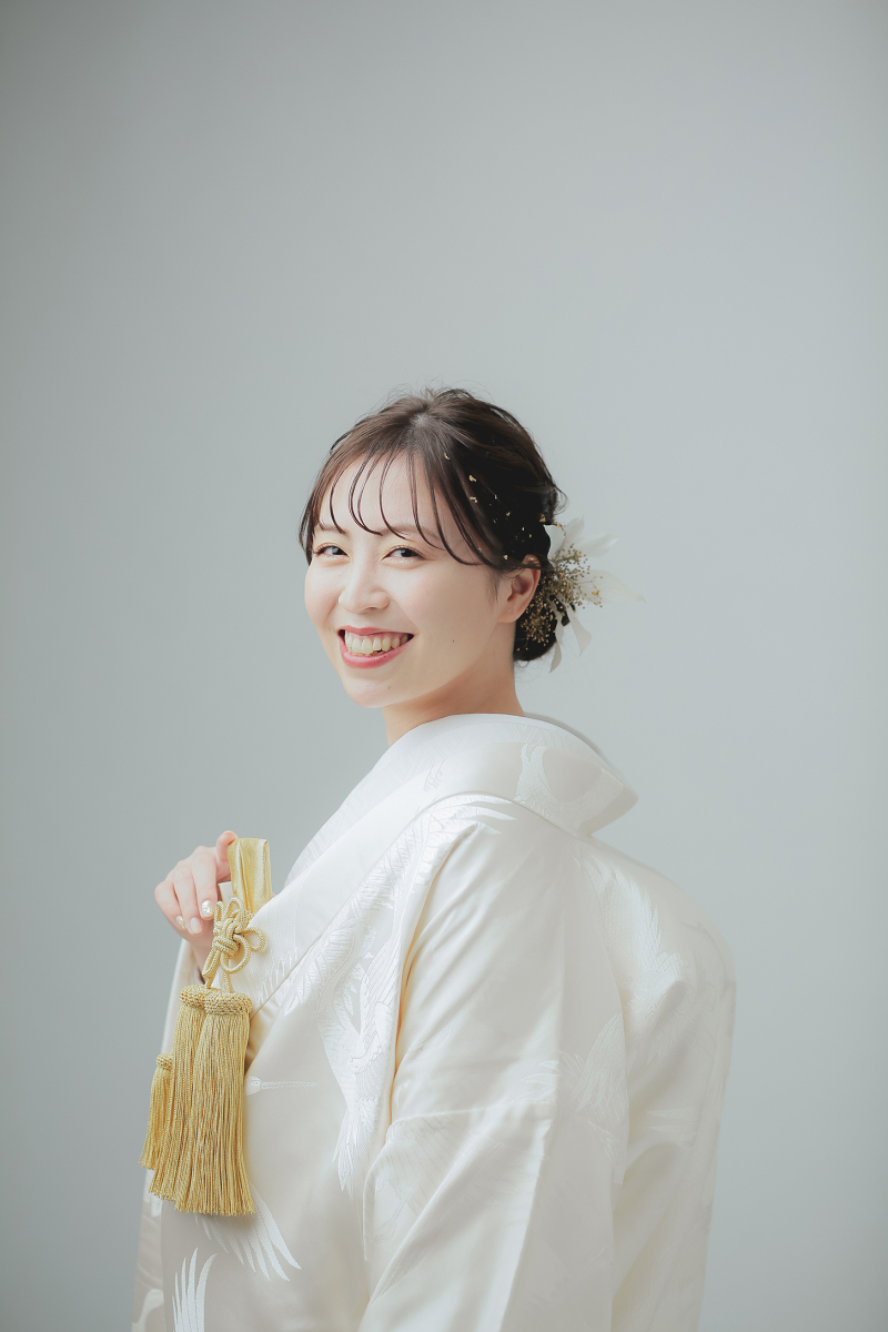 かわいく変身した新婦さん!♡