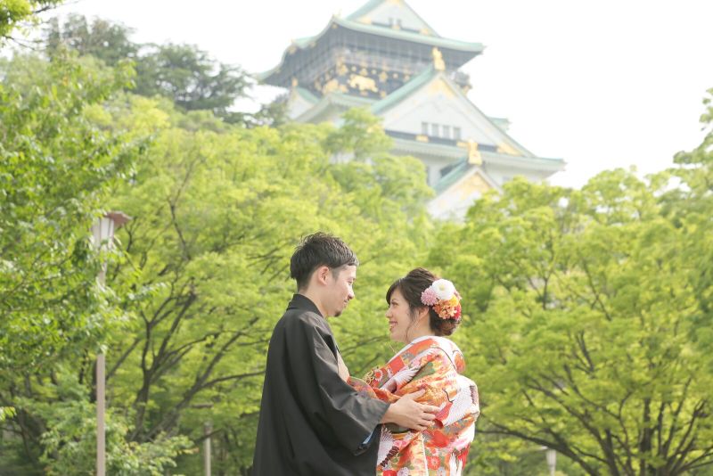 大阪城公園に移動♪