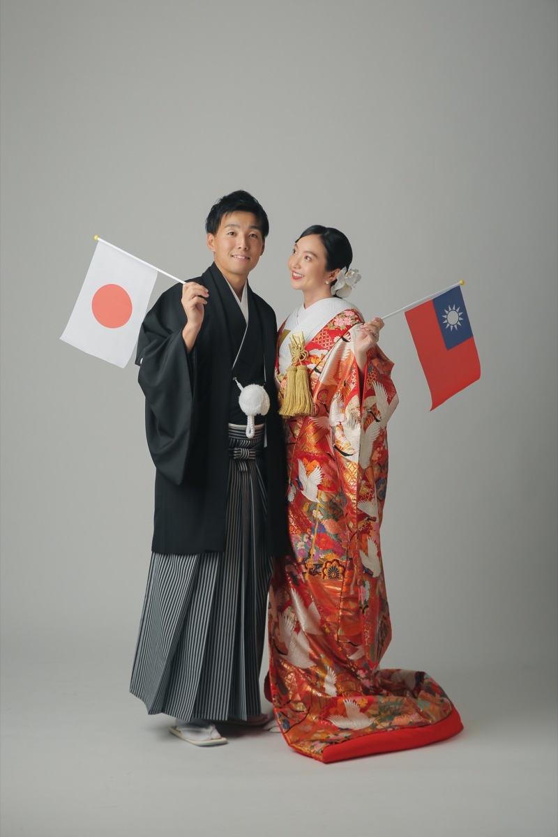 お互いのルーツの国旗