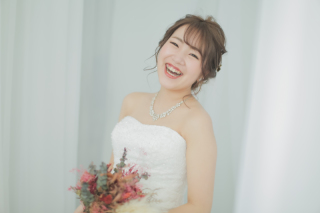 ウェディングドレス＆カラードレスで♡