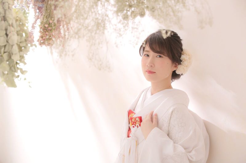 続いて新婦様もソロショット！