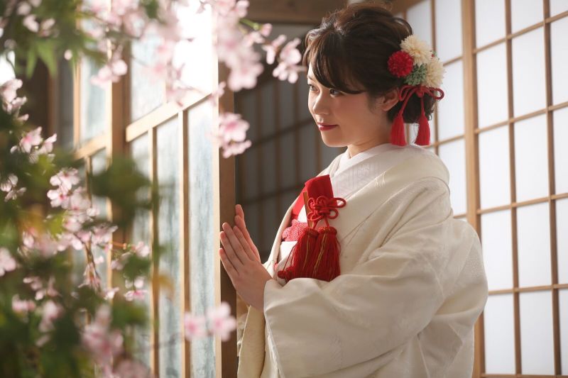 和装屋内庭園！