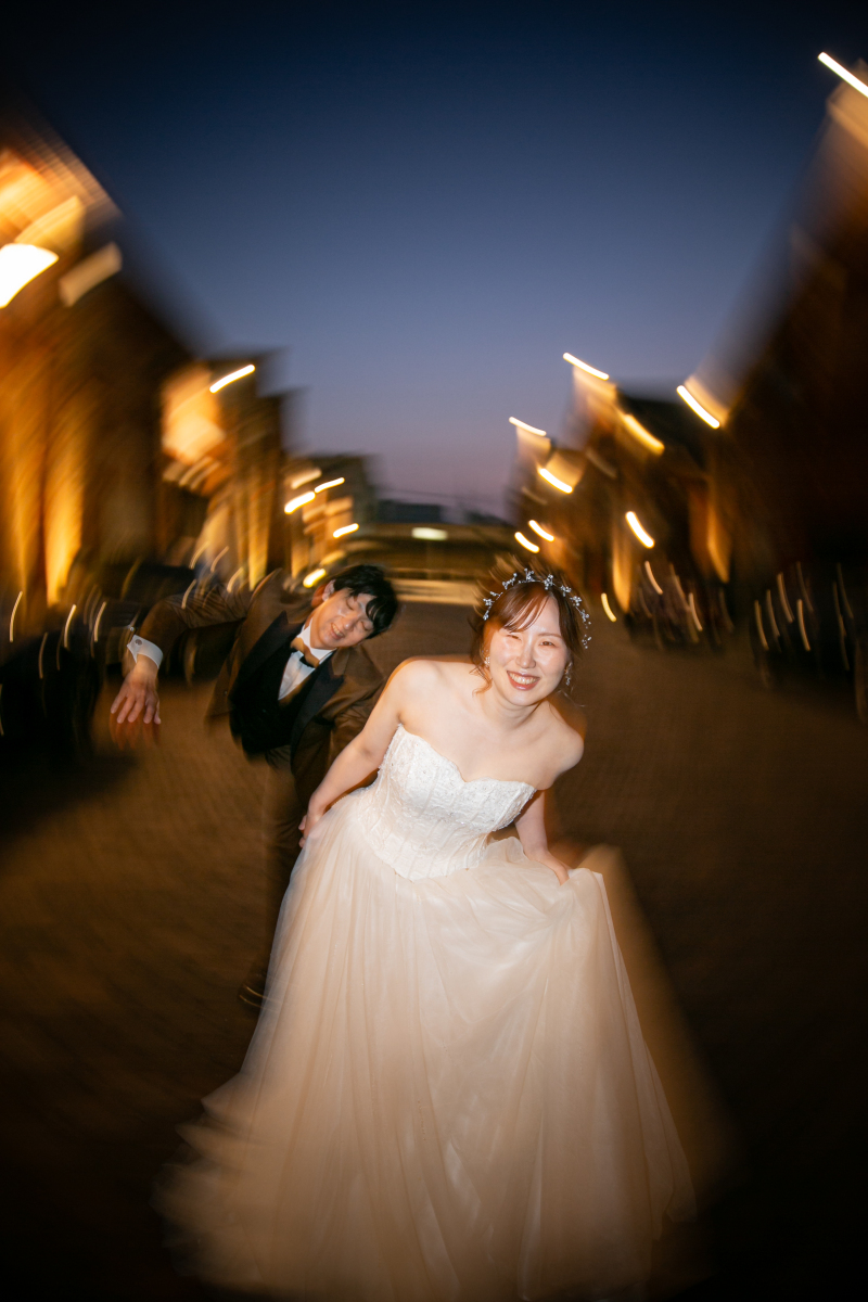 夜景と一緒に映す“特別な時間”