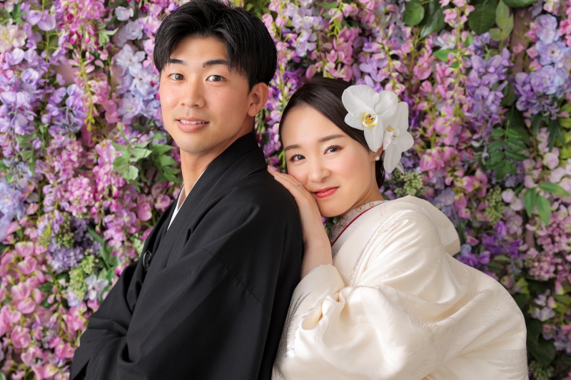 白無垢での和装前撮り