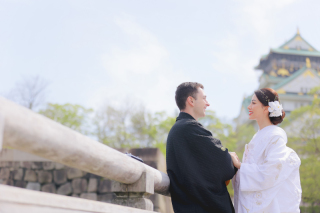 海外出身のお客様と和装撮影