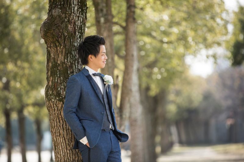 新郎様ソロショット!