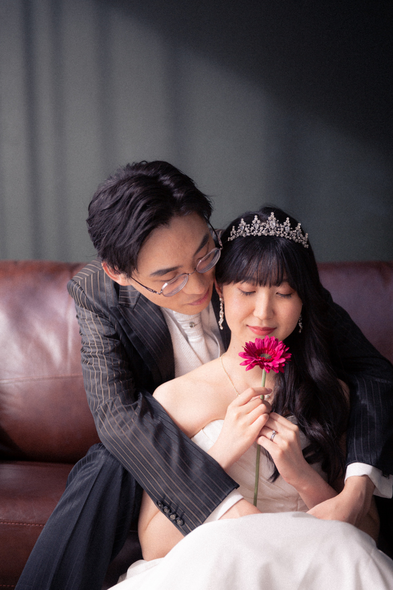 ソファーの背景で