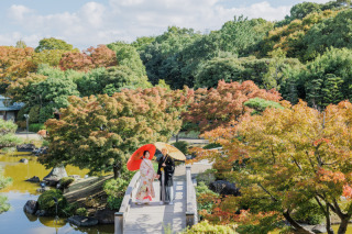大仙公園　紅葉と共に