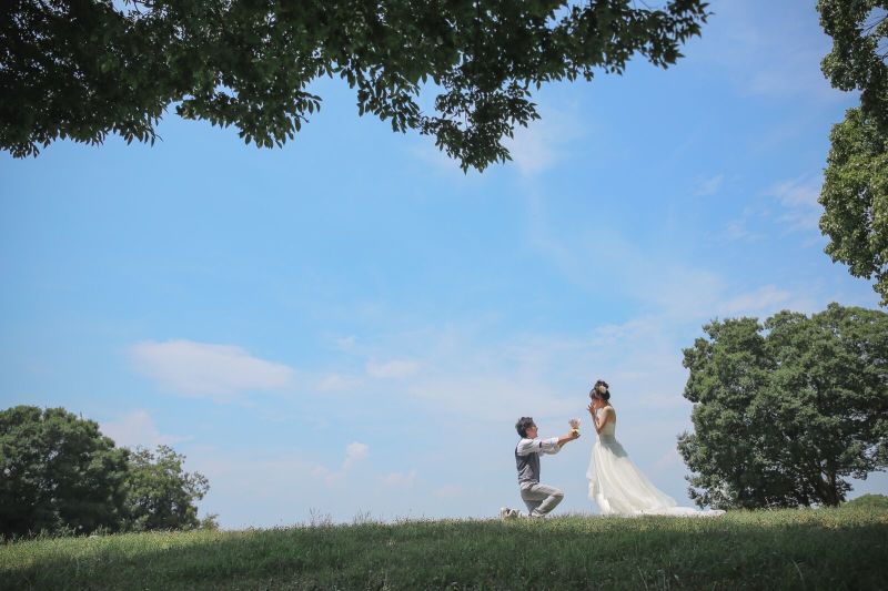 プロポーズシーン!