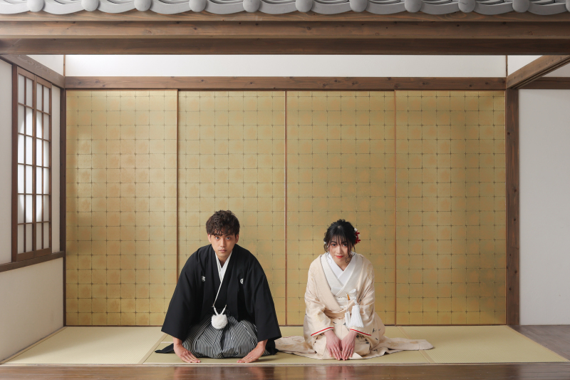 新婦様が白無垢にチェンジ