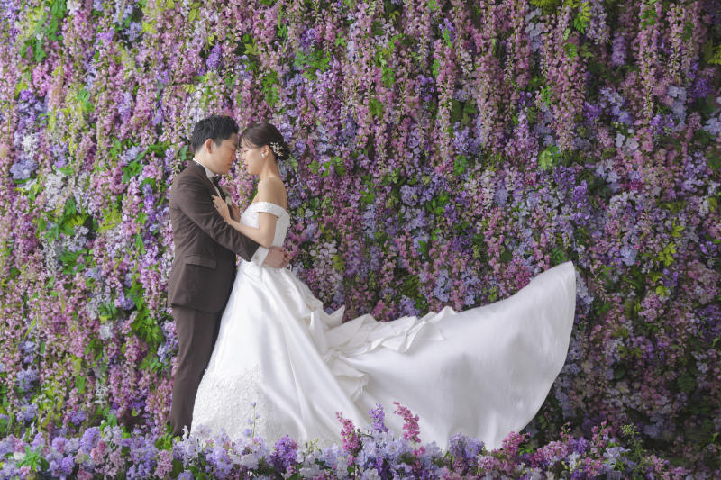 スカートふわりとさせて