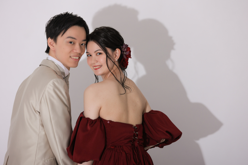 ラストはおでこを合わせて