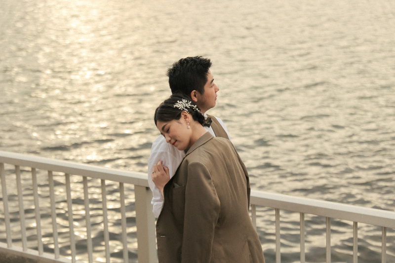 浜寺公園で洋装ロケ!