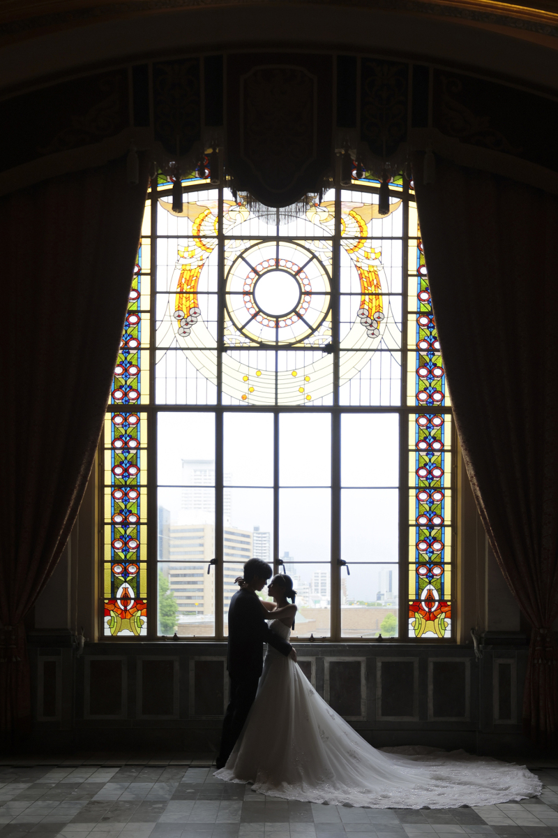 ステンドグラスで