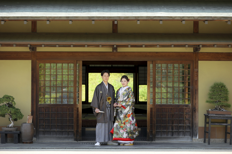 緑あふれる大仙公園で和装撮影!