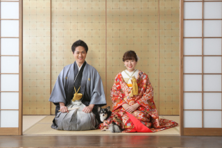 和装室内庭園！