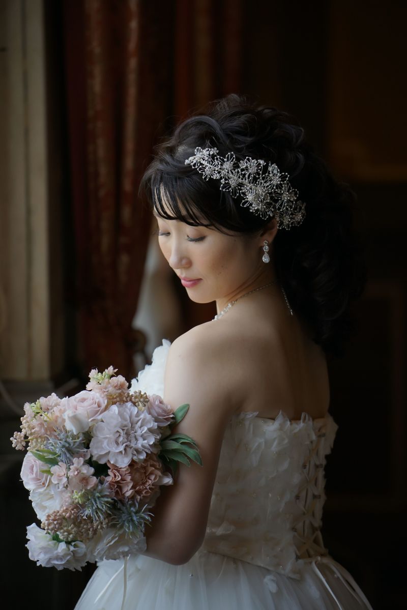 美しい新婦様ソロショット♪