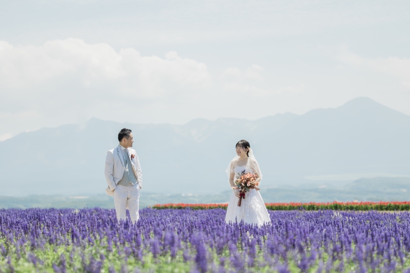 北海道でお花とロケーション撮影!