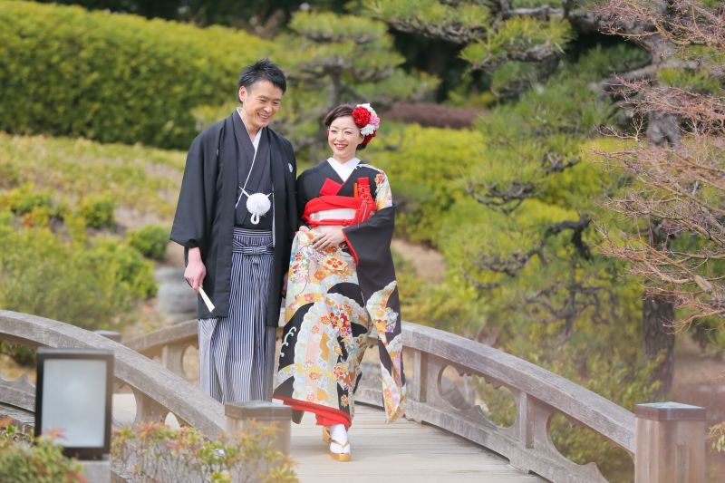 純和風の日本庭園　和装ロケーション☆