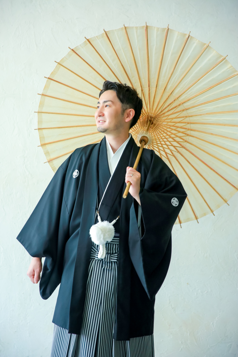 ご新郎様、ソロショットはかっこよく!!