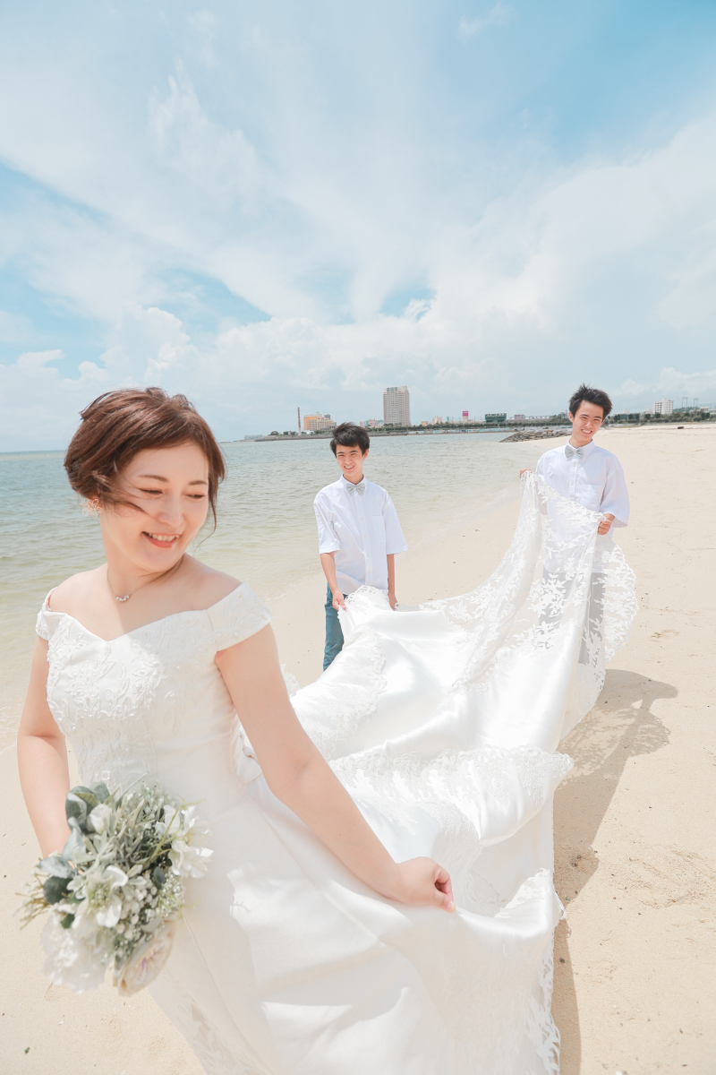 息子さんと一緒に!