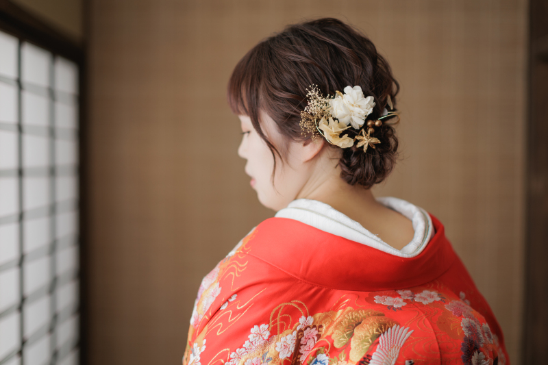 髪型もばっちり