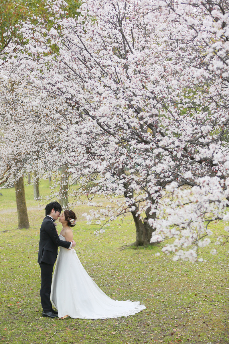 幸せの瞬間、お花たちの祝福。