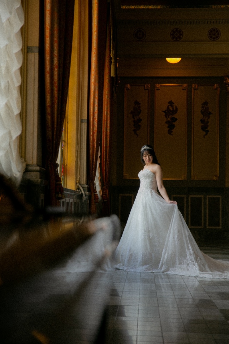 今日のドレスは、光の衣