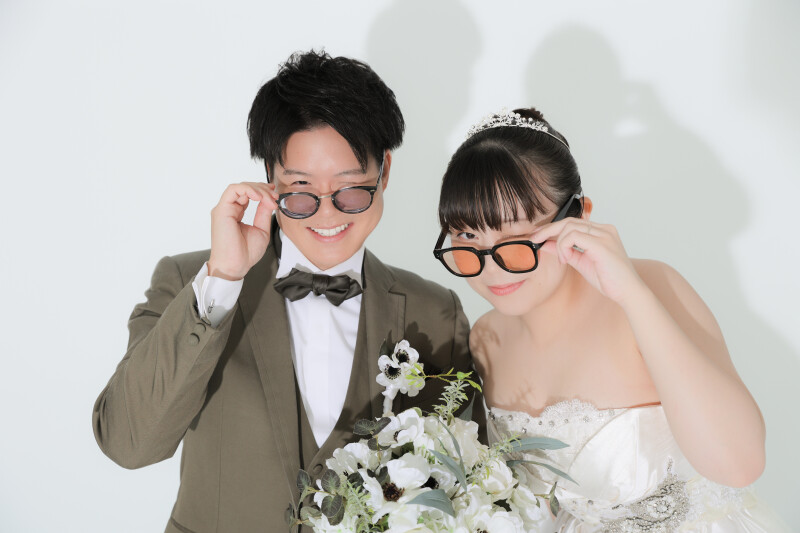 サングラスでお茶目に