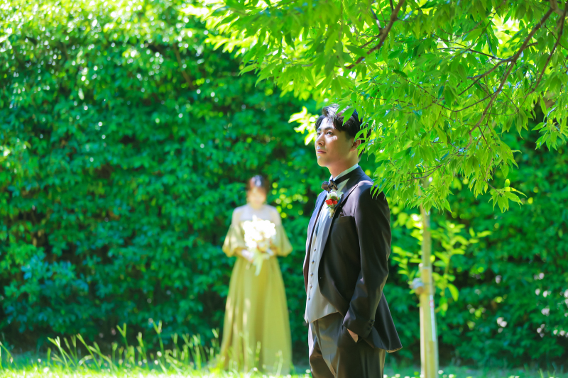 ご新郎様もかっこよく!!