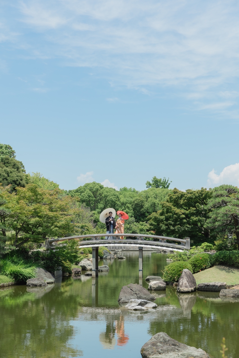 橋の上ショット