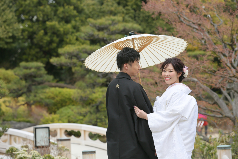 日本庭園での撮影！