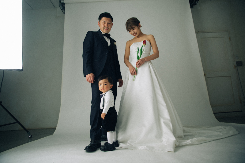 お子様の自然体でパパママもにっこり