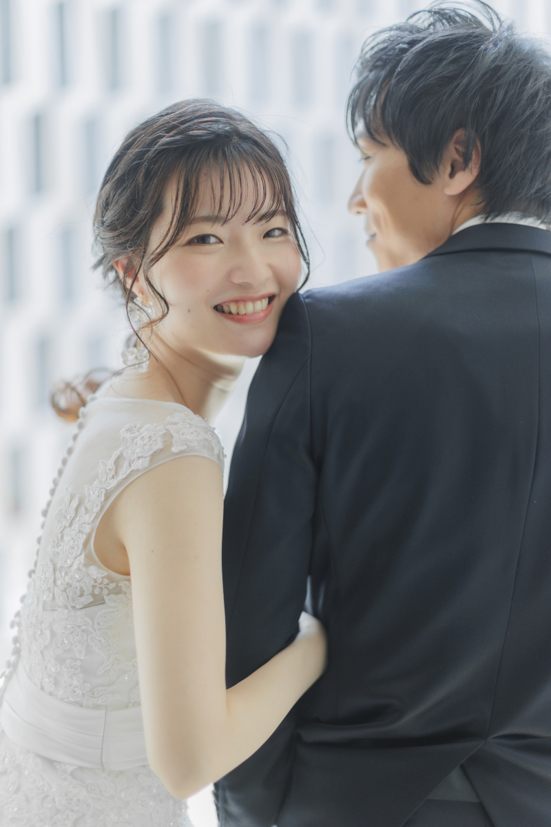 お二人仲睦まじく。