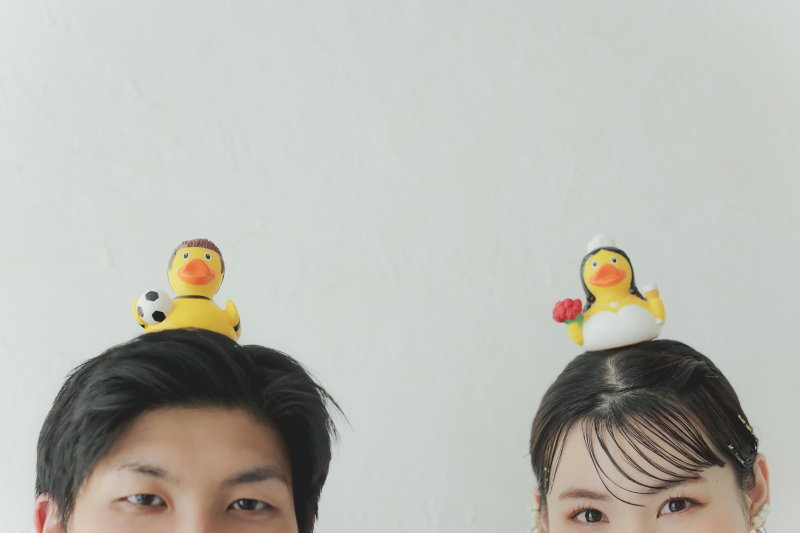 アヒルを使って