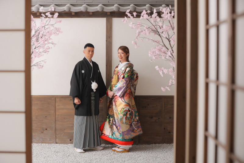 和装にチェンジ